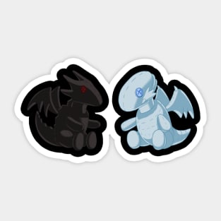 Dragon Plushies Sticker